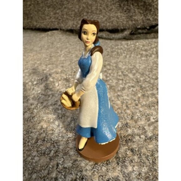 Disney Princess Figurine Set Ariel Jasmine Cinderella Belle Collectible 4-Piece - Picture 3 of 7